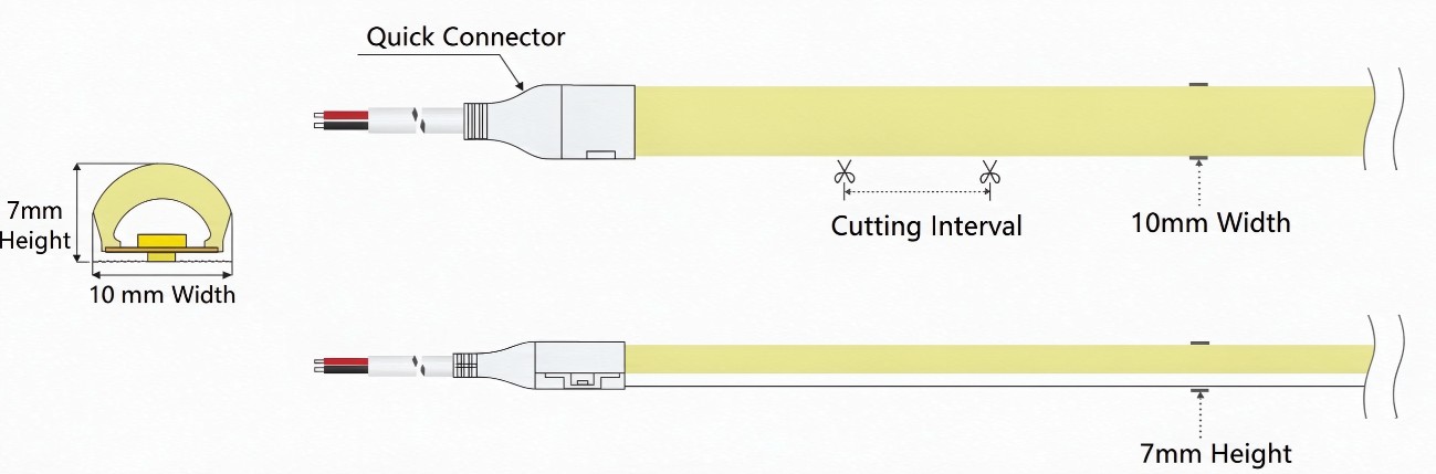 Curved waterproof SOB -1007A