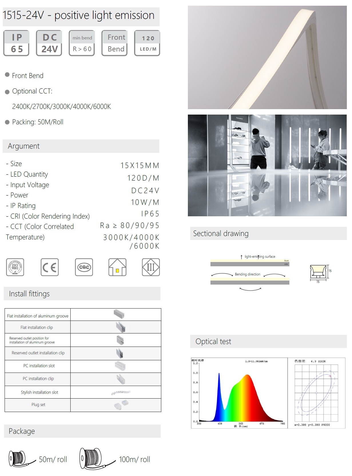 1515-24V - positive light emission