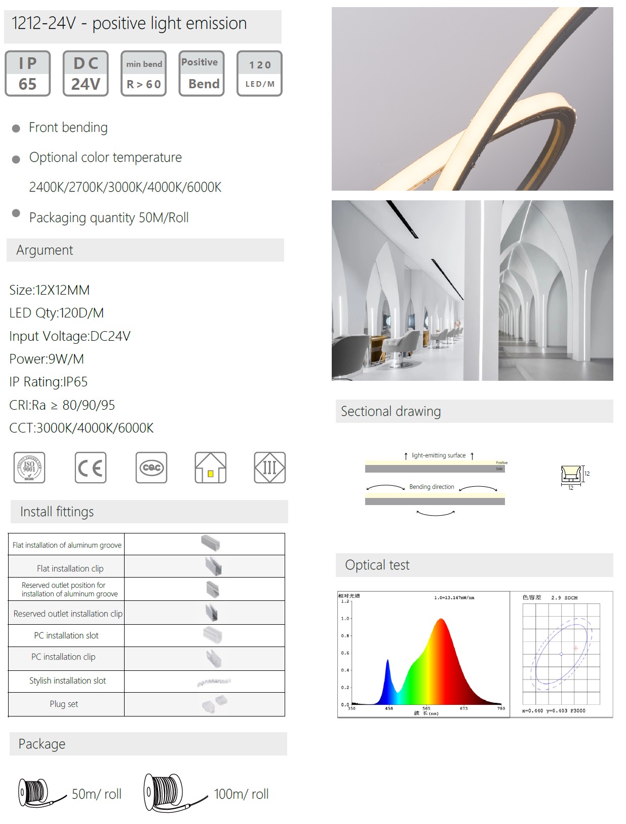 1212-24V - positive light emission