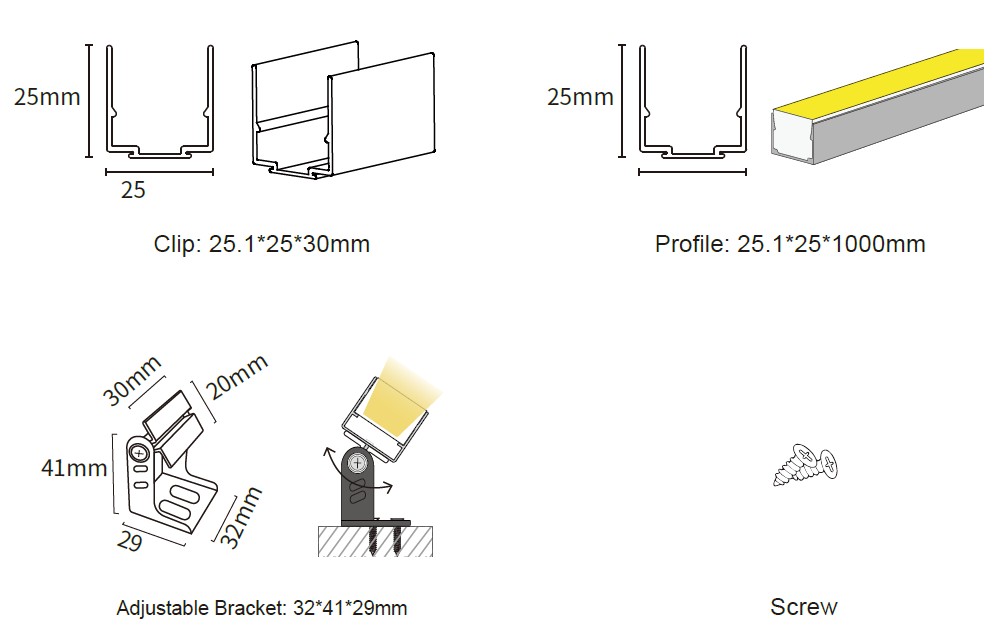 2323 Single-Color Wall Washer
