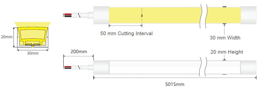 3020 Top-emitting 3020 Top-emitting