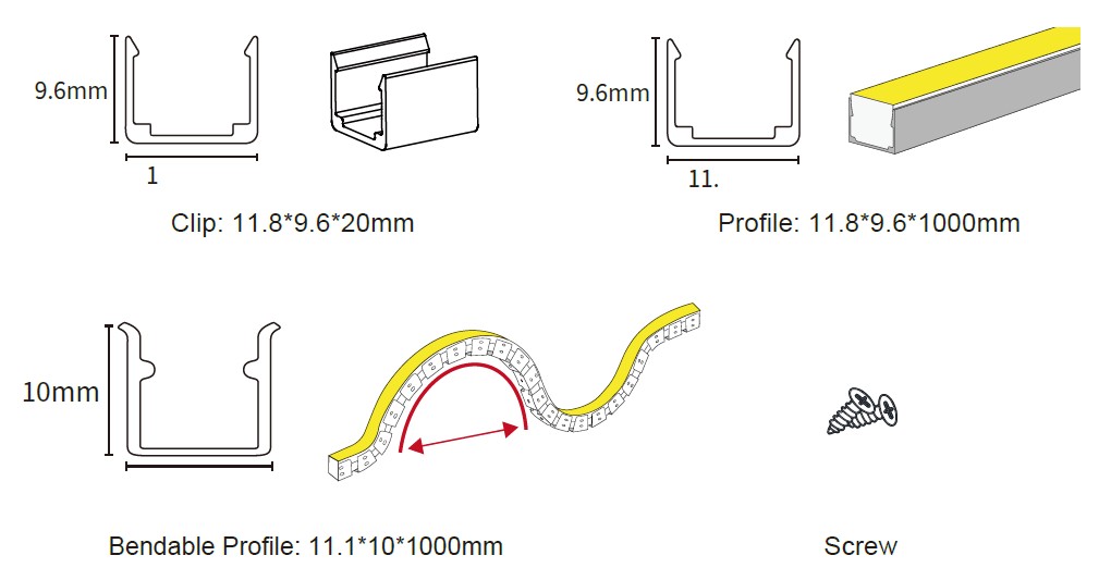 1010 Three-sided front-emitting 1010 Three-sided front-emitting