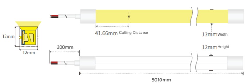 1212 sliding groove side illumination