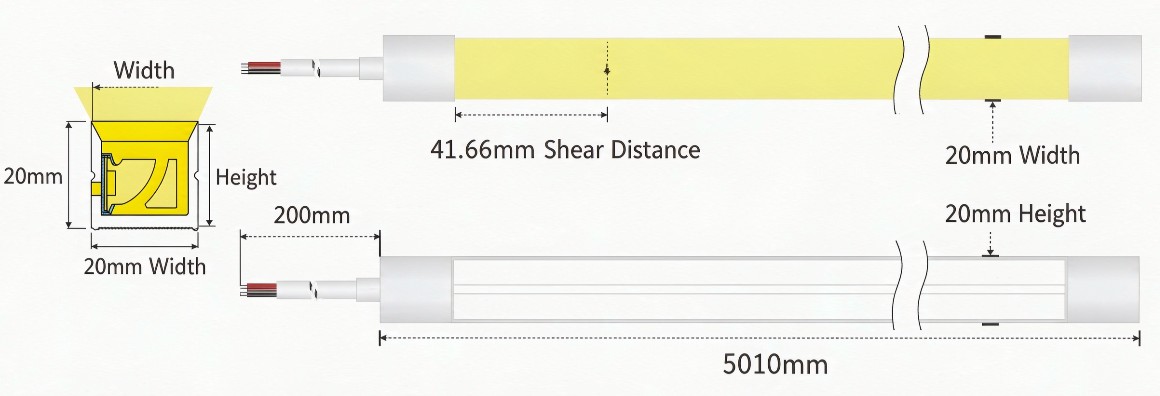 2020 sliding groove side illumination 2020 sliding groove side illumination